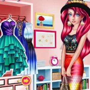 لعبة تصميم قبعة للأميرة أرييل