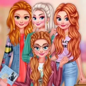 لعبة تلبيس الأميرات بتيشيرتات مميزة